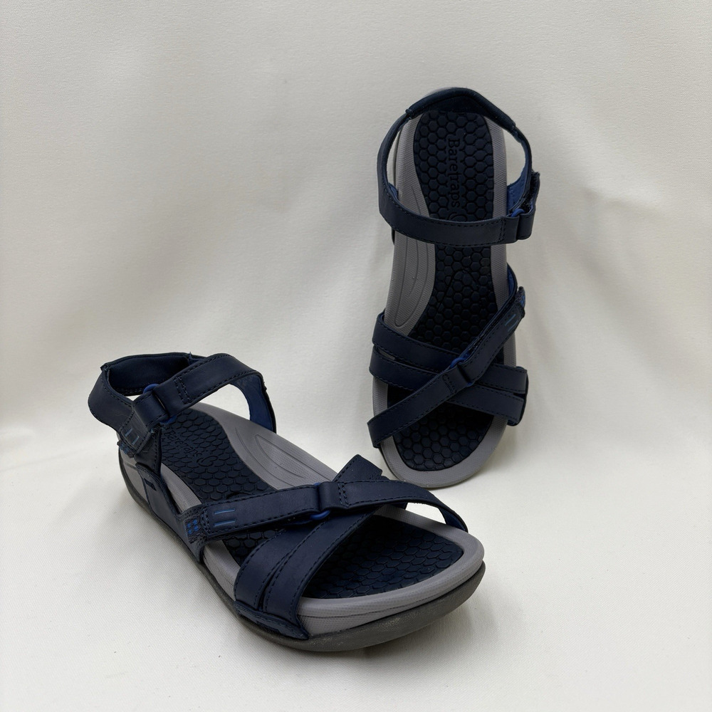 BareTraps Blue Navy Danny Women's Strappy Sandals - Size 6M